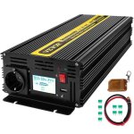 230v 2500w onduleur pur sinus - vevor - dc 12v  ac convertisseur sinusodal pur - lcd