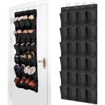 24 grandes jaune poches range - chaussures  suspendre sur porte 55 x160 cm rangement chaussures de porte ...