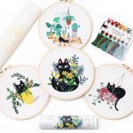 24 pièces de kit de démarrage de broderie avec motifs et instructions kits de point de croix pour débutants ... 24 pièces de kit de démarrage de broderie avec motifs et instructions kits de point de croix pour débutants ...