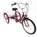 24 pouces tricycle 6 vitesses cruiser vélo avec panier tricycle lumière shopping tricycle adulte tricycle ... 24 pouces tricycle 6 vitesses cruiser vélo avec panier tricycle lumière shopping tricycle adulte tricycle ...