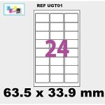 240 tiquettes pour timbre soit 10 planches de 24 tiquettes l7159 635 x 339 mm