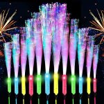 24pcs bton lumineux en fibre optique - kakoo - 3 modes colors clignotants led