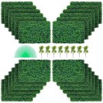 24pcs mur végétal artificiel? - vevor - muraux de haie de buis uv 60x40 cm 24pcs mur végétal artificiel? - vevor - muraux de haie de buis uv 60x40 cm