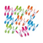 25 pinces � linge soft grip - 4 couleurs