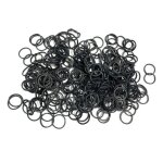 275 elastiques noirs cheveux