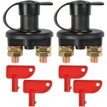 2pcs 12v / 24v isolateur interrupteur de batterie coupe electrique automobile débrancher coupure de linterrupt ... 2pcs 12v / 24v isolateur interrupteur de batterie coupe electrique automobile débrancher coupure de linterrupt ...
