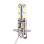 2pcs 6500k h3 ampoule h3 led pour antibrouillard avant smd h3 5050 ampoule de phare blanc de x�non de ...