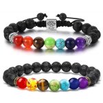2pcs 8mm semi pr�cieux bracelet bracelet perles bracelet gu�rison gemstone chanceux bracelet