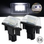 2pcs pour citro�n c3 c4 picasso c5 berlingo saxo xsara feux arri�re led d�claireur de plaque lampe de ...
