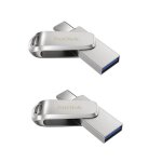 2pcs clé usb à double connectique ( usb type - c et usb type - a) sandisk ultra luxe 32go pour les appareils ... 2pcs clé usb à double connectique ( usb type - c et usb type - a) sandisk ultra luxe 32go pour les appareils ...