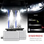 2pcs d1s hid ampoule lampe xénon phare 35w 8000k dc 12v pr voiture 2pcs d1s hid ampoule lampe xénon phare 35w 8000k dc 12v pr voiture