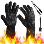 2pcs gants de barbecuegants de fourgants de cuisson r�sistants � la chaleur jusqu� 1472 ? / 800 ?et un ...