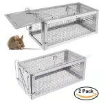 2pcs piège à souris xl no kill réutilisable cage à rats pour attraper des rongeurs vivantspour un usage ... 2pcs piège à souris xl no kill réutilisable cage à rats pour attraper des rongeurs vivantspour un usage ...