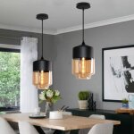 2pcs rtro suspension luminaire en verre tokius lustre plafonnier moderne e27 pour cuisine salle  manger ...