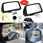2pcs r�troviseur dangle mortmiroir pour voiture grand angle r�glables pour voiture camionnette