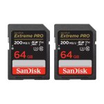 Carte mmoire - sandisk - extreme pro - 64go - 200mo / s - uhs - i - 90mo / s
