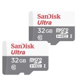 Carte m�moire - sandisk - ultra micro sdhc - 32 go - classe 10 - 80 mo / s