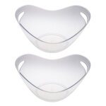 2pcs seau � glace super grand vin bi�re bi�re champagne seau � glace 26. 5x19. 5x20cm