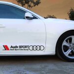 2pcs sticker autocollants pour voiture audi tt s3 s4 s5 s6 s8 s - line ?a4l a3 a6l q3 q5 a5 a7 a8 tt