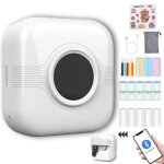 2windeal® imprimante photo portable mini imprimante instantané sans fil avec 13 rouleaux 5 stylo papier ... 2windeal® imprimante photo portable mini imprimante instantané sans fil avec 13 rouleaux 5 stylo papier ...