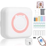 2windeal® mini imprimante photo instantané sans fil bt avec 13 rouleaux de papier / 5 stylo autocollant ... 2windeal® mini imprimante photo instantané sans fil bt avec 13 rouleaux de papier / 5 stylo autocollant ...