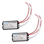 2x 50w transformateur electronique de 220v a 12v pour halogene