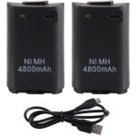 2x chargeur cble usb batterie rechargeable pour contrleur xbox 360 ac1745