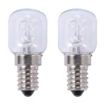 2x e14 ampoule haute temp�rature 500 degr�s 25w halog�ne bulle ampoule de four e14 250v 25w ampoule � ...