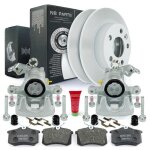 2x trier + disques de frein + garnitures arrire ford galaxy vw sharan seat