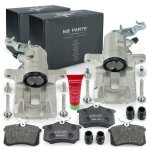 2x �trier + garnitures de freins arri�re audi a3 8p seat skoda vw golf + 5 6 eos