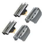2x lame de rechange combi pack 51s + tte de rasage pour rasoir braun series 5 8000 5643 5758 8970