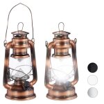 2x lampe - tempête led lanterne retro comme décoration de fenêtre ou de jardin à piles cuivre 2x lampe - tempête led lanterne retro comme décoration de fenêtre ou de jardin à piles cuivre