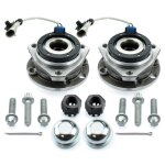 2x moyeu kit roulement de roue kit de avant pour opel astra g 4 - loch avec abs