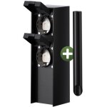 2x prise de jardin ip44 piquet mtal prise extrieure tanche colonne dnergie multiprise prise de courant ...