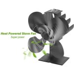 [2x] ventilateur de pole  chaleur  4 pales pour bois - pole  bois - foyer - eco n