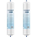 2x wessper aquacrystalline compatible filtre  eau universel pour rfrigrateur samsung lg daewoo