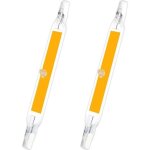 R7s 78mm led 15w dimmable blanc chaud 3000k 1500lm equivalente  lampe halogne crayon r7s 120w 100w