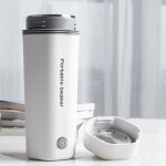 3 en 1 bouilloire lectrique de voyage 400 ml mini tasse chauffante portable 220v 300 w mini thermos ...