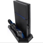 3 en 1 support vertical avec ventilateur refroidisseur chargeur avec 3 usb hub pour sony playstation ...