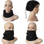 3 en 1 : tour de cou polaire / masque / bonnet pour homme femme et enfant (moto snowboard. . . )