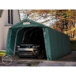 Garage - toolport - professional - 33x84m - pvc 550 g / m² - h. 21m - vert foncé Garage - toolport - professional - 33x84m - pvc 550 g / m² - h. 21m - vert foncé