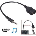 3. 5mm mle audio aux jack vers usb 2. 0 a femelle convertisseur adaptateur cable