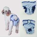 3 couches de chien femelle culotte hyginique lavables rutilisables souffrant d?incontinence pipi protection ...