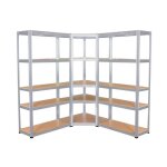 3 �tag�res sp�cial angle garage - set �tag�res de coin charges lourdes - 875 kg - montage facile systeme ...