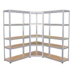 3 �tag�res xxl sp�cial angle garage - hauteur 2m20 - set �tag�res de coin charges tr�s lourdes - 1325 ...