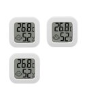 3 pcs mini thermomtre hygrometre compteur lectronique de temprature et dhumidit avec pile bouton ...