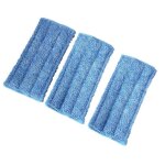 3 pcs tampons de vadrouille rutilisables pour balai plat swiffer wetjet
