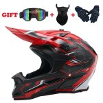 Envoyer 3 pi�ces cadeau casque de moto enfants casque tout - terrain v�lo descente am dh casque de cross ...