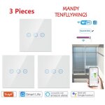 3 pi�ces interrupteur volet roulant connect� wifipour volets roulants rideau avec alexagoogle assistantsmart ...