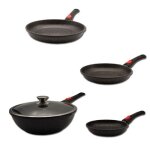 3 poles 20 / 24 / 28 cm et wok 30 cm pradel luxe tout feux dont induction